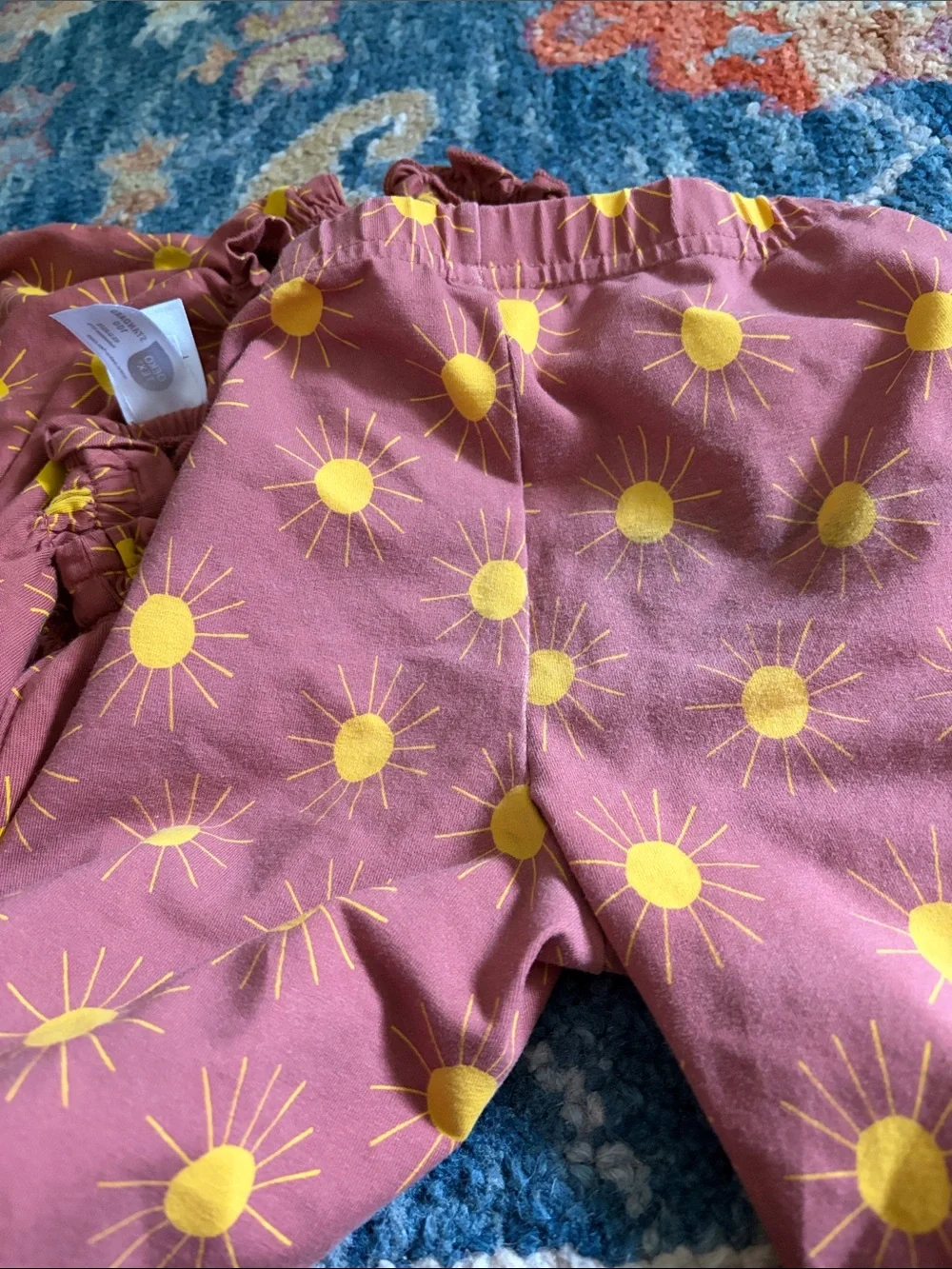 Hanna Andersson Sunburst Shorts & Ruffle Top Set